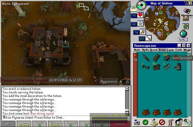 Screenshot of Bow string spool