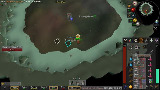 Screenshot of Warrior ring