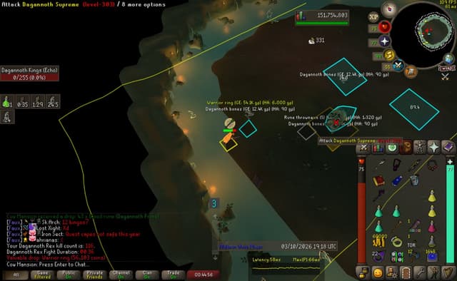 Screenshot of Warrior ring