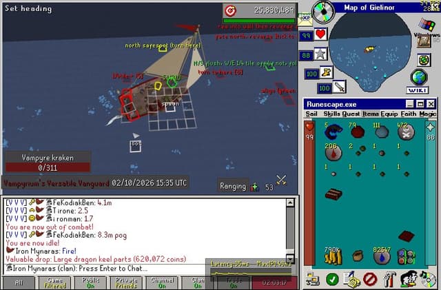 Screenshot of Large dragon keel parts
