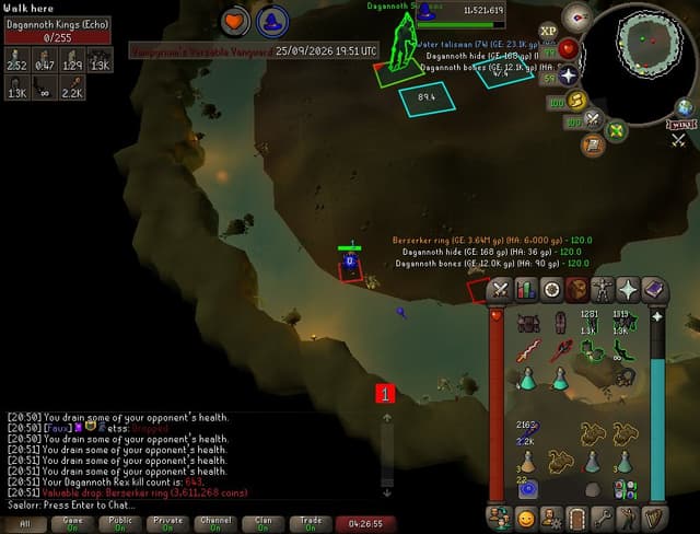 Screenshot of Berserker ring