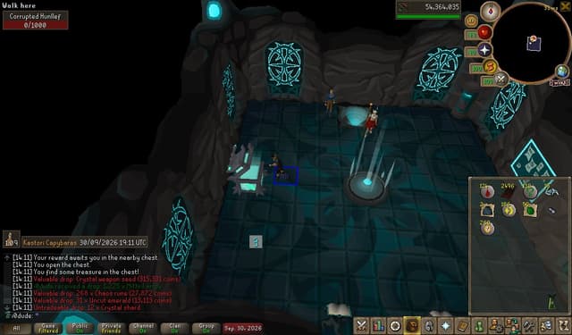 Screenshot of Crystal weapon seed