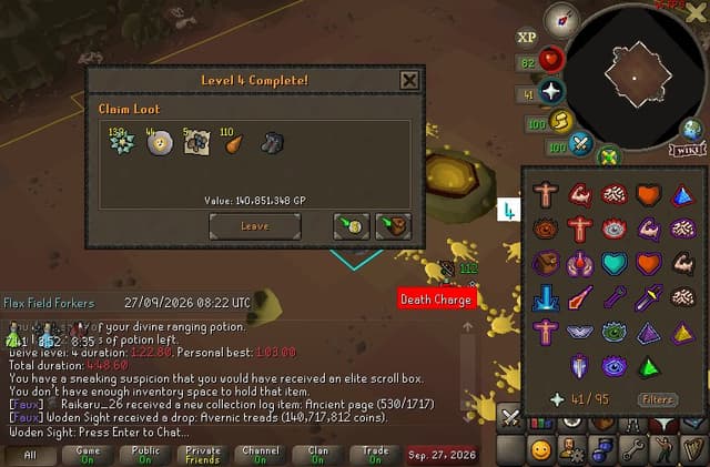 Screenshot of Avernic treads