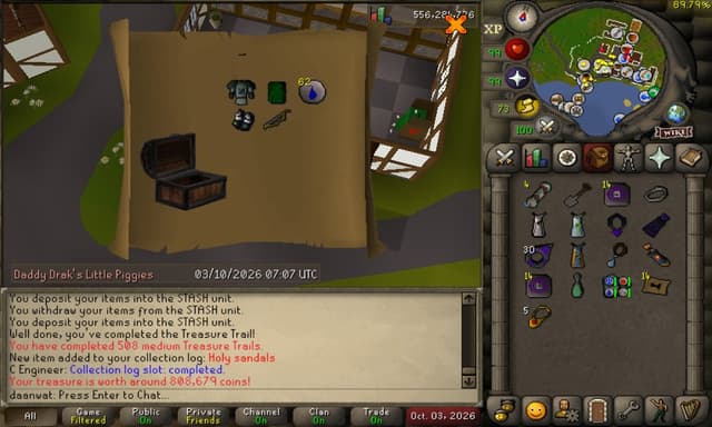 Screenshot of Holy sandals