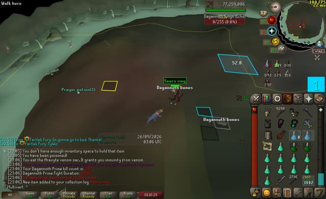 Screenshot of Seers ring