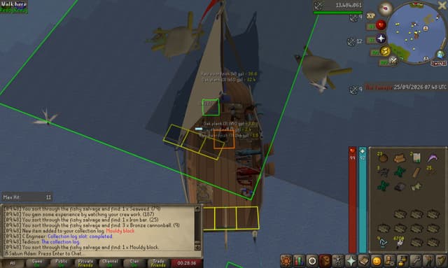 Screenshot of Mouldy block