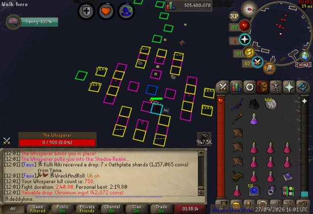 Screenshot of Chromium ingot