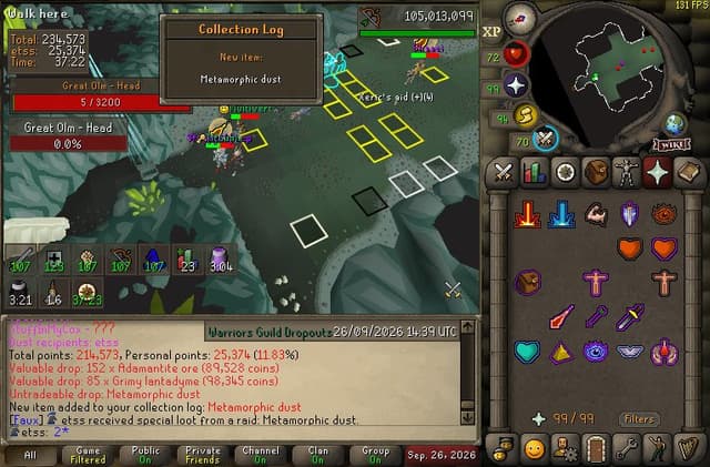 Screenshot of Metamorphic dust