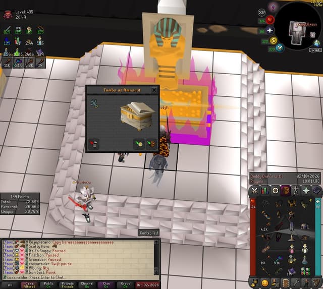 Screenshot of Elidinis' ward
