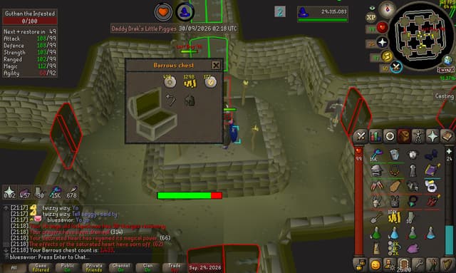 Screenshot of Verac's flail