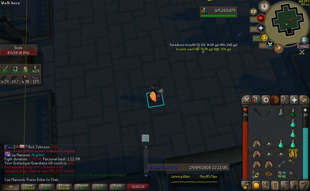 Screenshot of Granite maul