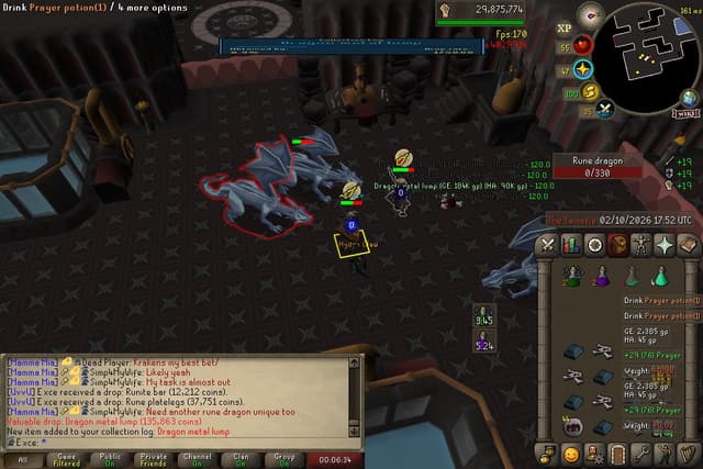 Screenshot of Dragon metal lump