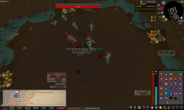 Screenshot of Scurrius' spine
