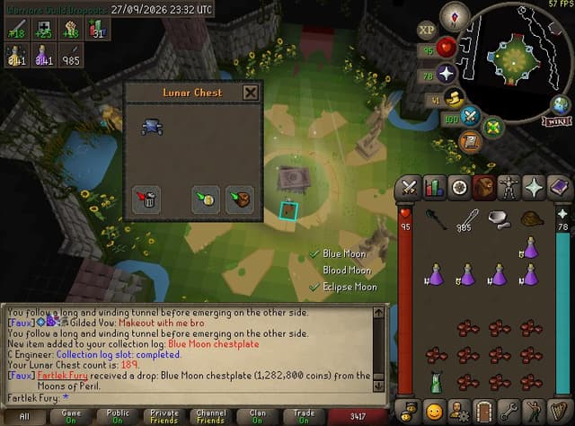 Screenshot of Blue Moon chestplate