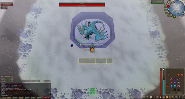 Screenshot of Vorkath's head