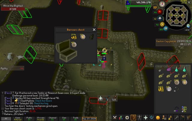 Screenshot of Verac's helm