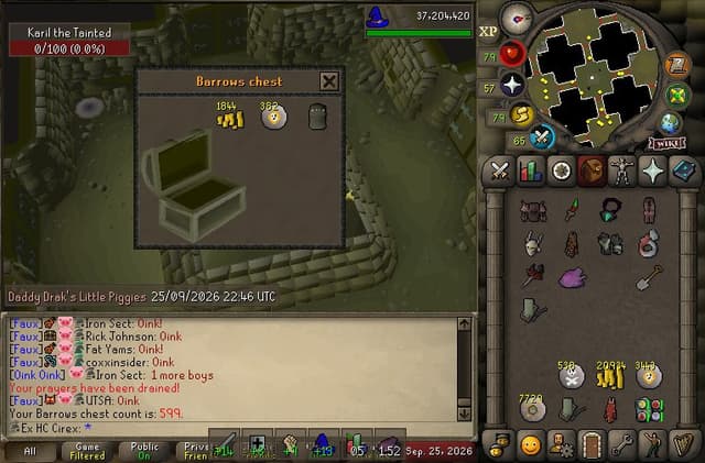 Screenshot of Guthan's platebody