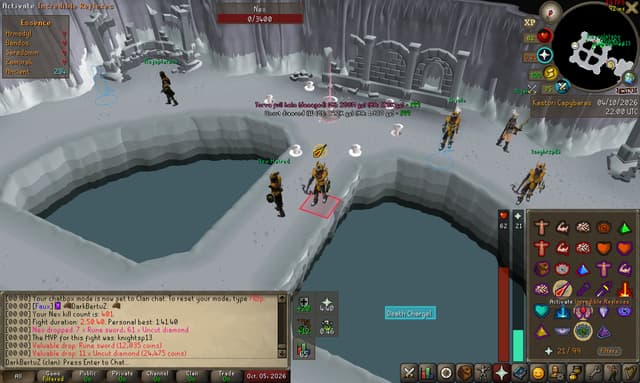 Screenshot of Torva full helm (damaged)