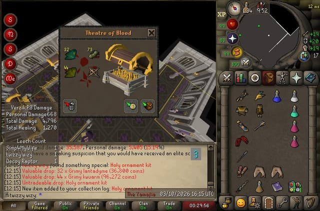 Screenshot of Holy ornament kit
