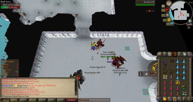 Screenshot of Zamorakian spear