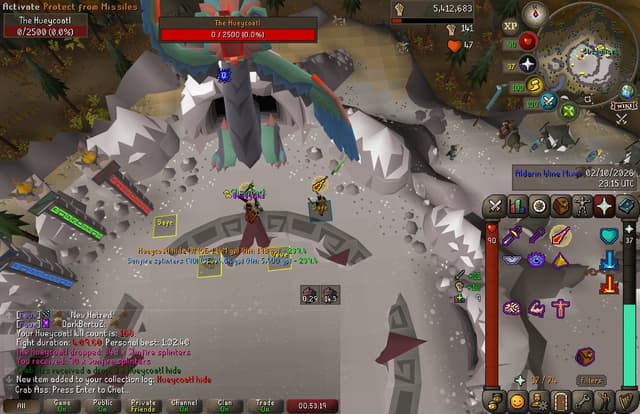 Screenshot of Hueycoatl hide