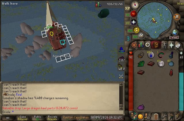 Screenshot of Large dragon keel parts