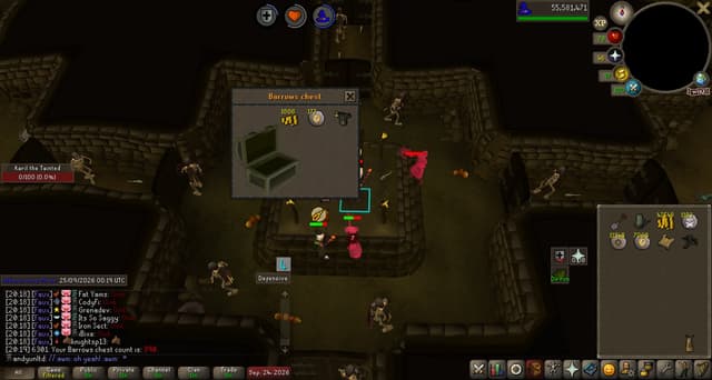Screenshot of Dharok's platebody