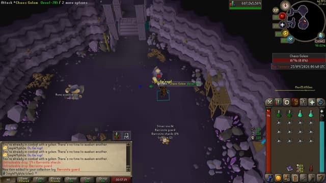 Screenshot of Barronite guard