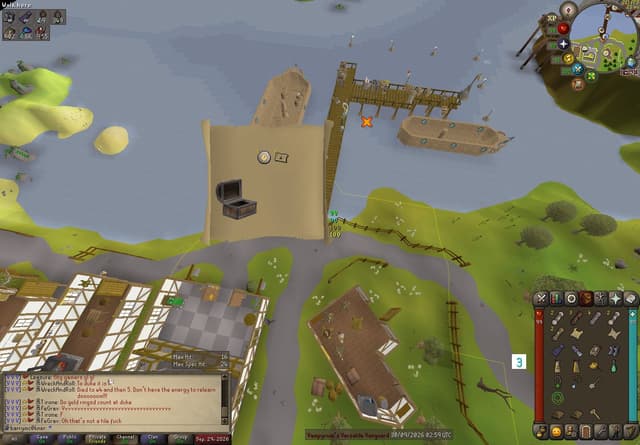 Screenshot of Nardah teleport