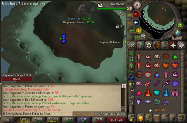 Screenshot of Seers ring