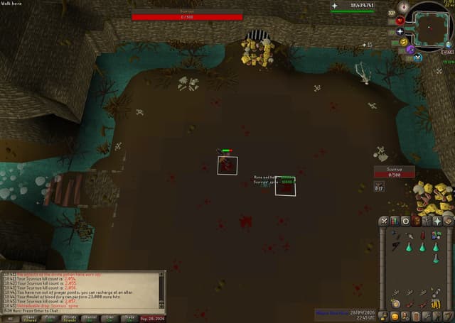 Screenshot of Scurrius' spine