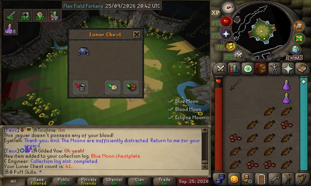 Screenshot of Blue Moon chestplate
