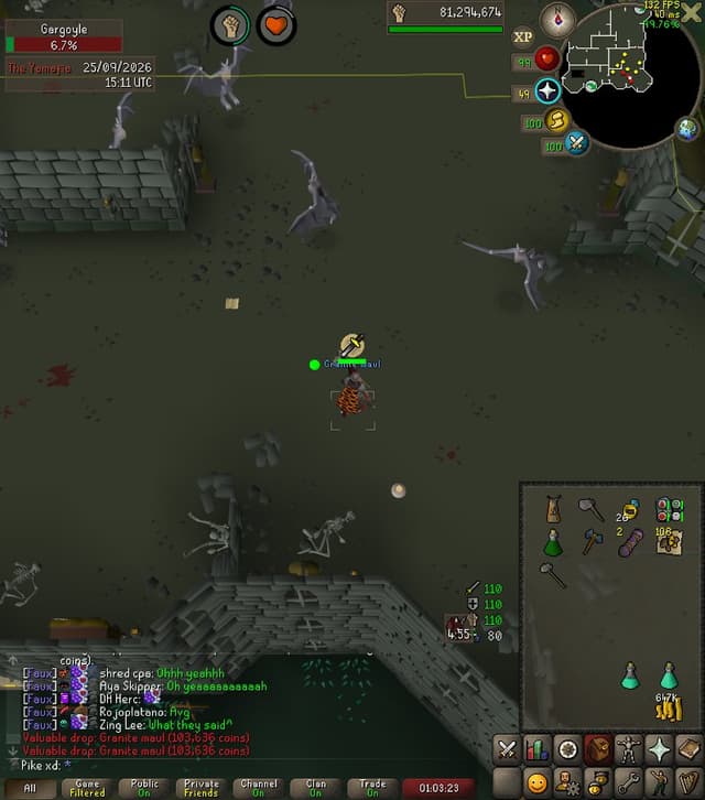 Screenshot of Granite maul