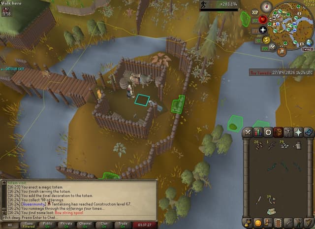 Screenshot of Bow string spool
