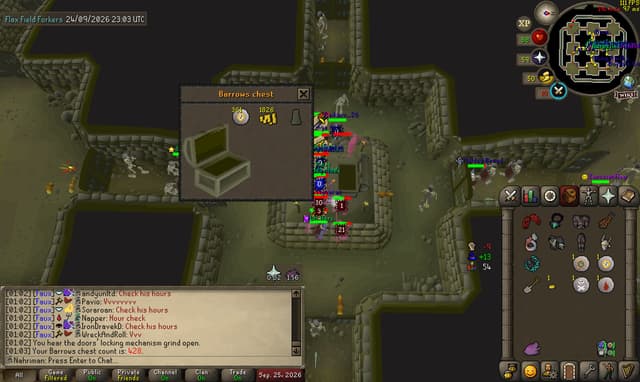 Screenshot of Ahrim's robeskirt