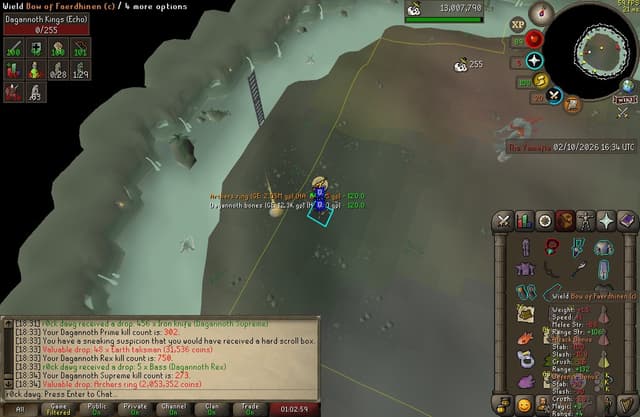 Screenshot of Archers ring