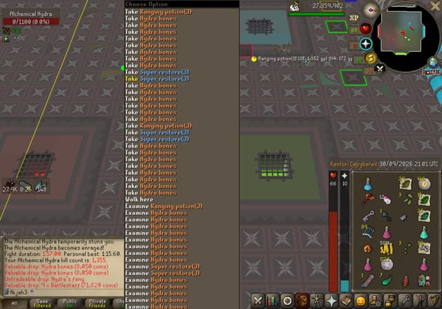 Screenshot of Hydra's fang