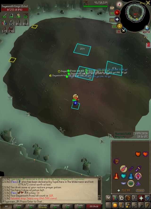 Screenshot of Seers ring