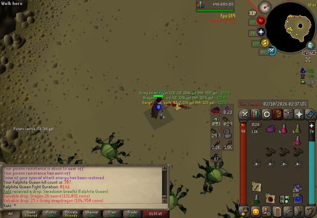 Screenshot of Dragon 2h sword