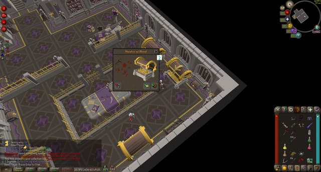 Screenshot of Sanguinesti staff (uncharged)