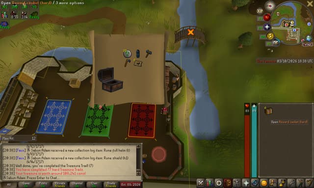 Screenshot of Iorwerth camp teleport