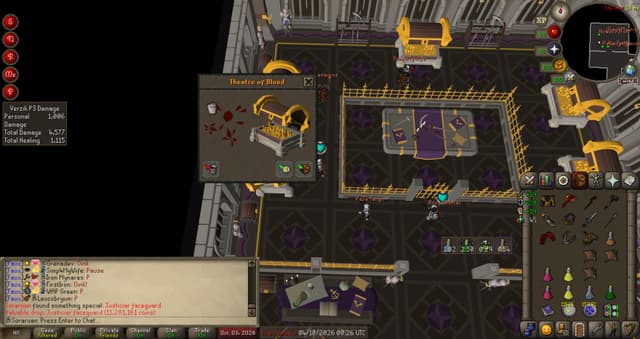 Screenshot of Justiciar faceguard