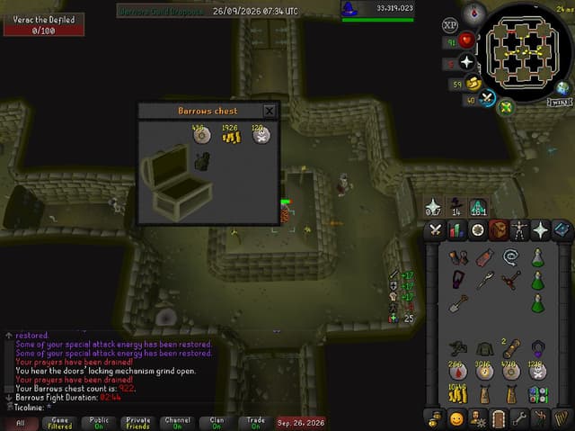Screenshot of Verac's helm