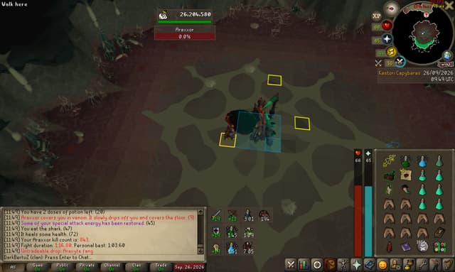 Screenshot of Araxyte fang