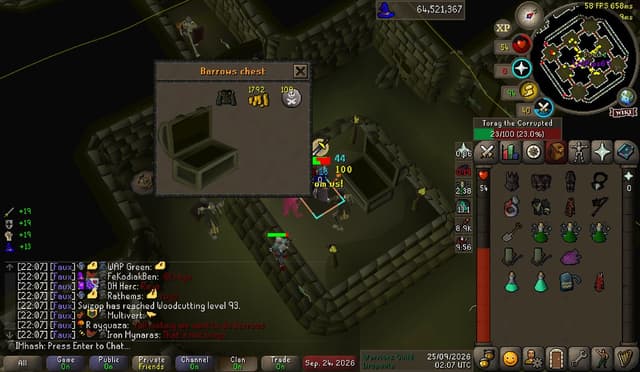 Screenshot of Karil's leathertop