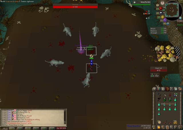 Screenshot of Scurrius' spine