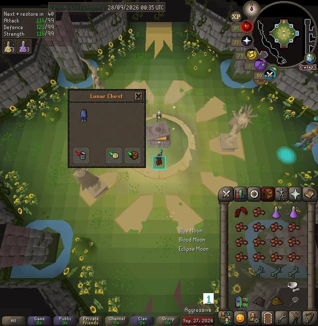 Screenshot of Blue Moon tassets