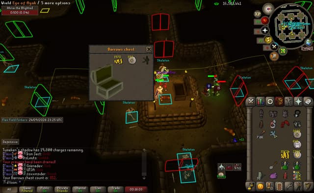 Screenshot of Verac's brassard