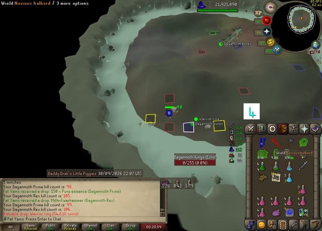 Screenshot of Warrior ring