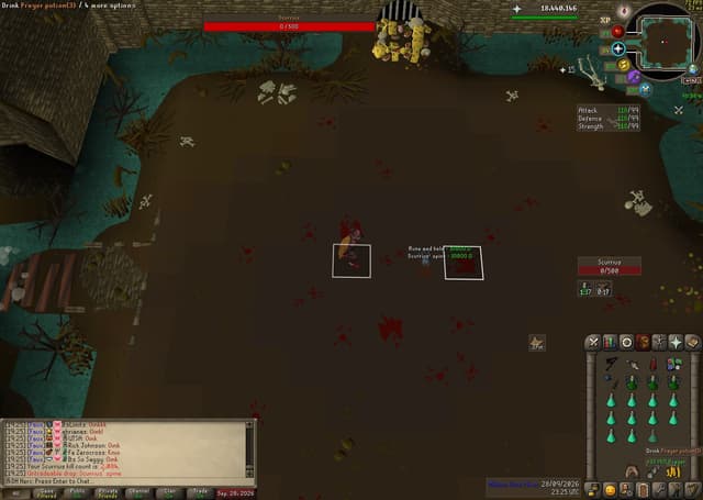 Screenshot of Scurrius' spine